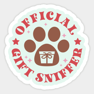 Official Gift Sniffer - Merry Dogmas Sticker